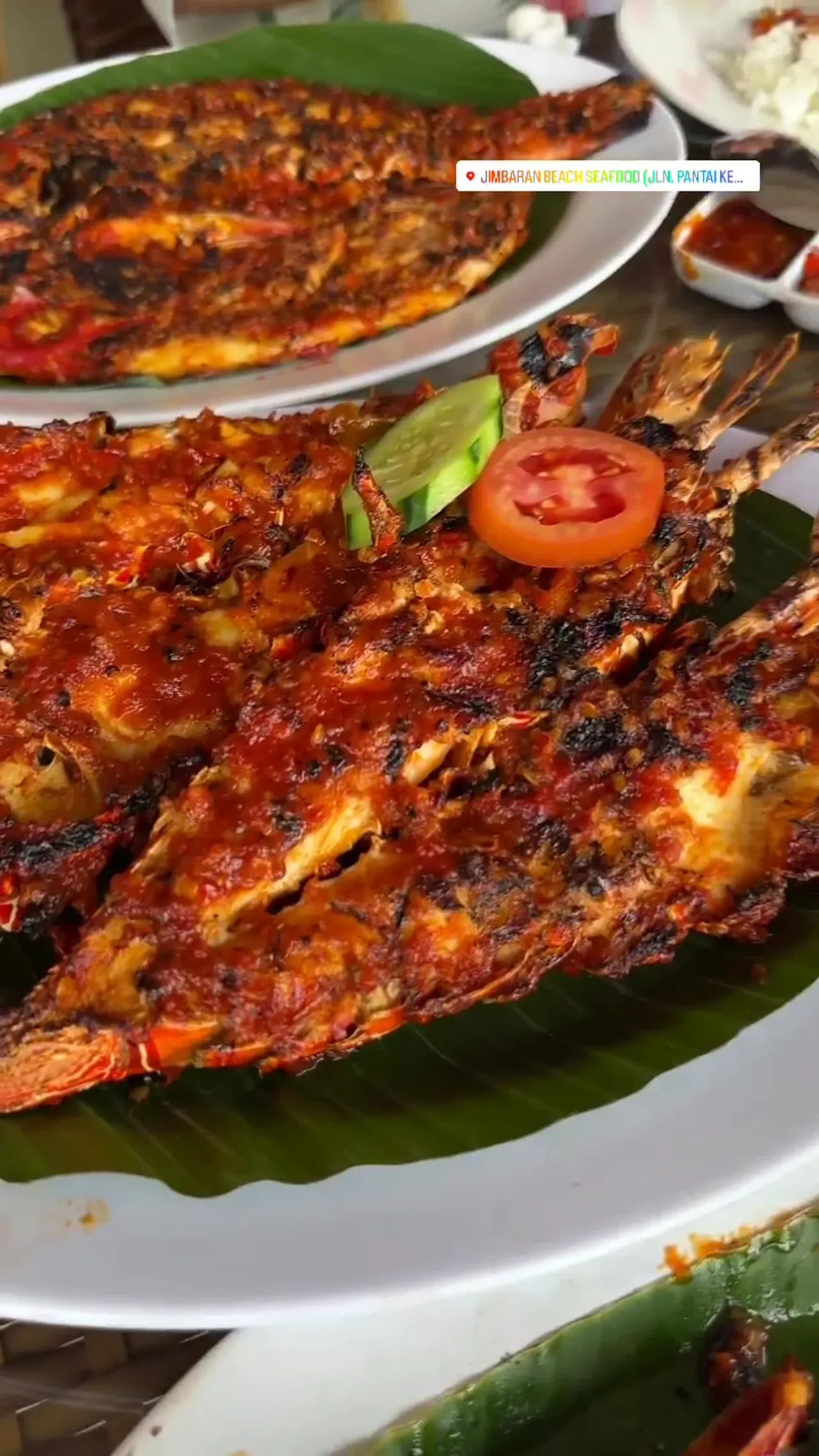 Jimbaran Beach seafood, Bali